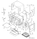 UPPER OVEN Diagram and Parts List for ZET2PM1SS  General Electric Wall Oven