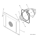 CONVECTION FAN Diagram and Parts List for ZET2PM1SS  General Electric Wall Oven