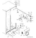 FRESH FOOD SECTION Diagram and Parts List for ESH25JFWBBB  General Electric Refrigerator