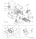 MICROWAVE Diagram and Parts List for JE2160WF03  General Electric Microwave
