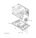 INTERIOR PARTS 2 Diagram and Parts List for JES0736SM2SS  General Electric Microwave
