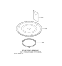 MICROWAVE Diagram and Parts List for WES1130DM1WW  General Electric Microwave