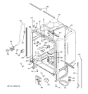 BODY PARTS Diagram and Parts List for GHD6711N10WW  General Electric Dishwasher