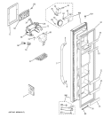 FREEZER DOOR Diagram and Parts List for GSE22KETAFSS  General Electric Refrigerator