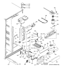 FRESH FOOD SECTION Diagram and Parts List for PCF23NGTDBB  General Electric Refrigerator