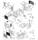 ROOM AIR CONDITIONER Diagram and Parts List for AGM14ACG1  General Electric Air Conditioner