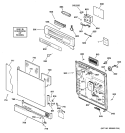 Part Location Diagram of WD01X10020 GE SCREW 8-18 BT PNP11/4 S
