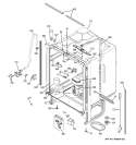 BODY PARTS Diagram and Parts List for GSD6960N15SS  General Electric Dishwasher