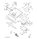 GAS & BURNER PARTS Diagram and Parts List for JGB916SEL2SS  General Electric Range