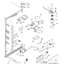 FRESH FOOD SECTION Diagram and Parts List for LSS25XSWASS  General Electric Refrigerator