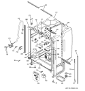 BODY PARTS Diagram and Parts List for PDW7300N15CC  General Electric Dishwasher