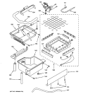 EVAPORATOR, ICE CUTTER GRID & WATER PARTS Diagram and Parts List for ZDIS15CSSP  General Electric Ice Maker