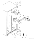 FRESH FOOD SECTION Diagram and Parts List for GSS20DBTECC  General Electric Refrigerator