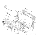 CONTROL PANEL Diagram and Parts List for ECBP82DM1WW  General Electric Range