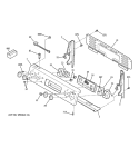 CONTROL PANEL Diagram and Parts List for JCBP67SM1SS  General Electric Range