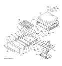 WARMING DRAWER Diagram and Parts List for JCB968BK5BB  General Electric Range