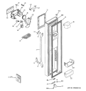 FREEZER DOOR Diagram and Parts List for DSD26DHWCBG  General Electric Refrigerator