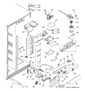 FRESH FOOD SECTION Diagram and Parts List for PSE25NGTEFBB  General Electric Refrigerator