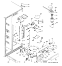 FRESH FOOD SECTION Diagram and Parts List for PSI23MGWCCV  General Electric Refrigerator