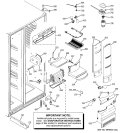 FRESH FOOD SECTION Diagram and Parts List for ZFSB23DRKSS  General Electric Refrigerator