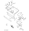 GAS & BURNER PARTS Diagram and Parts List for JGBP28SEM1SS  General Electric Range