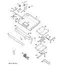 GAS & BURNER PARTS Diagram and Parts List for JGBP29MEM1BS  General Electric Range