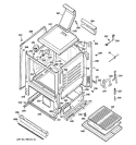 BODY PARTS Diagram and Parts List for JGBS17DEM1BB  General Electric Range