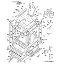 BODY PARTS Diagram and Parts List for JGBP36SEM1SS  General Electric Range