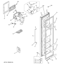 Part Location Diagram of WR02X12336 GE Handle Fastener