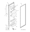FRESH FOOD DOOR Diagram and Parts List for GSH25JSTBSS  General Electric Refrigerator