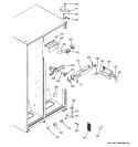 FRESH FOOD SECTION Diagram and Parts List for GSS20IBTECC  General Electric Refrigerator