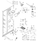 FRESH FOOD SECTION Diagram and Parts List for GSS23QGTAWW  General Electric Refrigerator