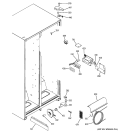 FRESH FOOD SECTION Diagram and Parts List for MSS25IETBWW  General Electric Refrigerator