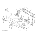 CONTROL PANEL Diagram and Parts List for JBP65DM1WW  General Electric Range
