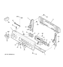 Part Location Diagram of WB36T11101 GE TRIM & BRACKET Assembly