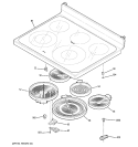 COOKTOP Diagram and Parts List for JCB710SM1SS  General Electric Range