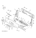 Part Location Diagram of WB36T11135 GE TRIM & BRACKET Assembly