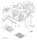 BODY PARTS Diagram and Parts List for JCBP85SM1SS  General Electric Range