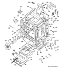 BODY PARTS Diagram and Parts List for JGB928KEK6CC  General Electric Range