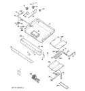 GAS & BURNER PARTS Diagram and Parts List for JGBP32SEM1SS  General Electric Range