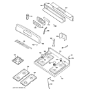 Part Location Diagram of WB27K10265 GE OVERLAY T09-B