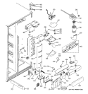 FRESH FOOD SECTION Diagram and Parts List for RSK25MGSECCC  General Electric Refrigerator