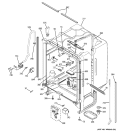 BODY PARTS Diagram and Parts List for PDW7900N15CC  General Electric Dishwasher