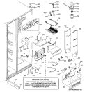 FRESH FOOD SECTION Diagram and Parts List for PJE25PGTEFKB  General Electric Refrigerator