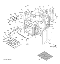 BODY PARTS Diagram and Parts List for JBP89SM1SS  General Electric Range