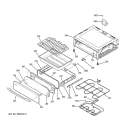 WARMING DRAWER Diagram and Parts List for JBP89SM1SS  General Electric Range