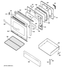 Part Location Diagram of WB07K10250 GE Bottom Trim - White