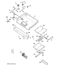 GAS & BURNER PARTS Diagram and Parts List for JGBP33DEM1BB  General Electric Range