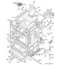 BODY PARTS Diagram and Parts List for JGBP33DEM1BB  General Electric Range