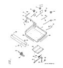 GAS & BURNER PARTS Diagram and Parts List for JGBS80DEM1WW  General Electric Range